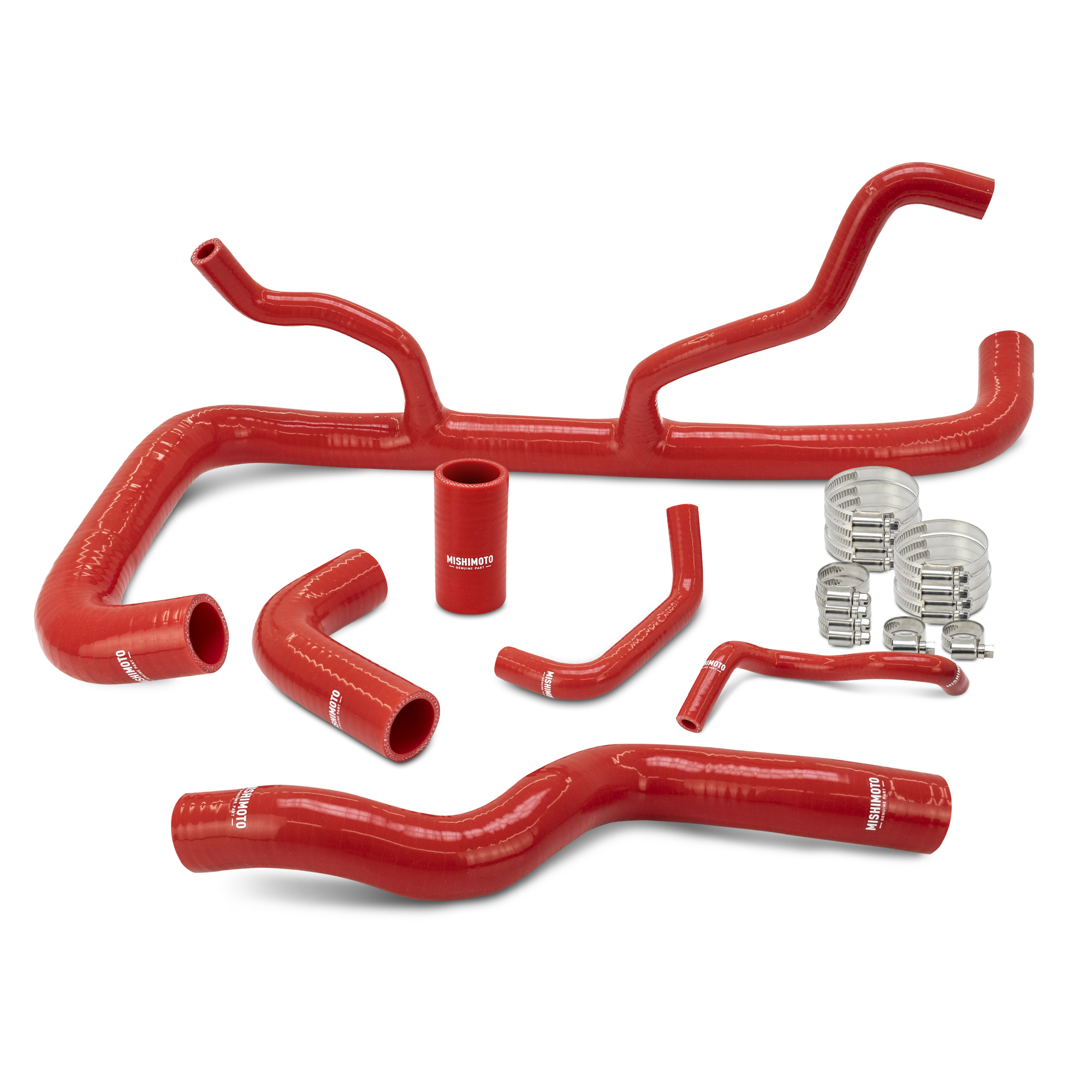 Mishimoto — Mishimoto 2024+ Toyota Tacoma Silicone Coolant Hose Kit - AT - Red
Coolant Hose Kit - view 9